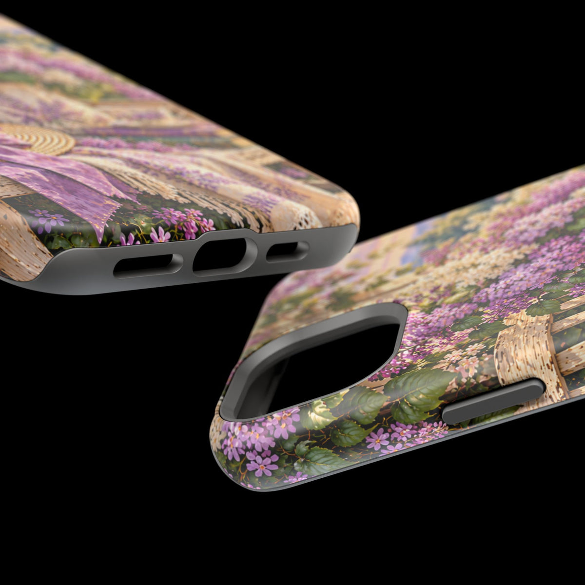 Lavender Cottage Garden Magnetic Phone Case