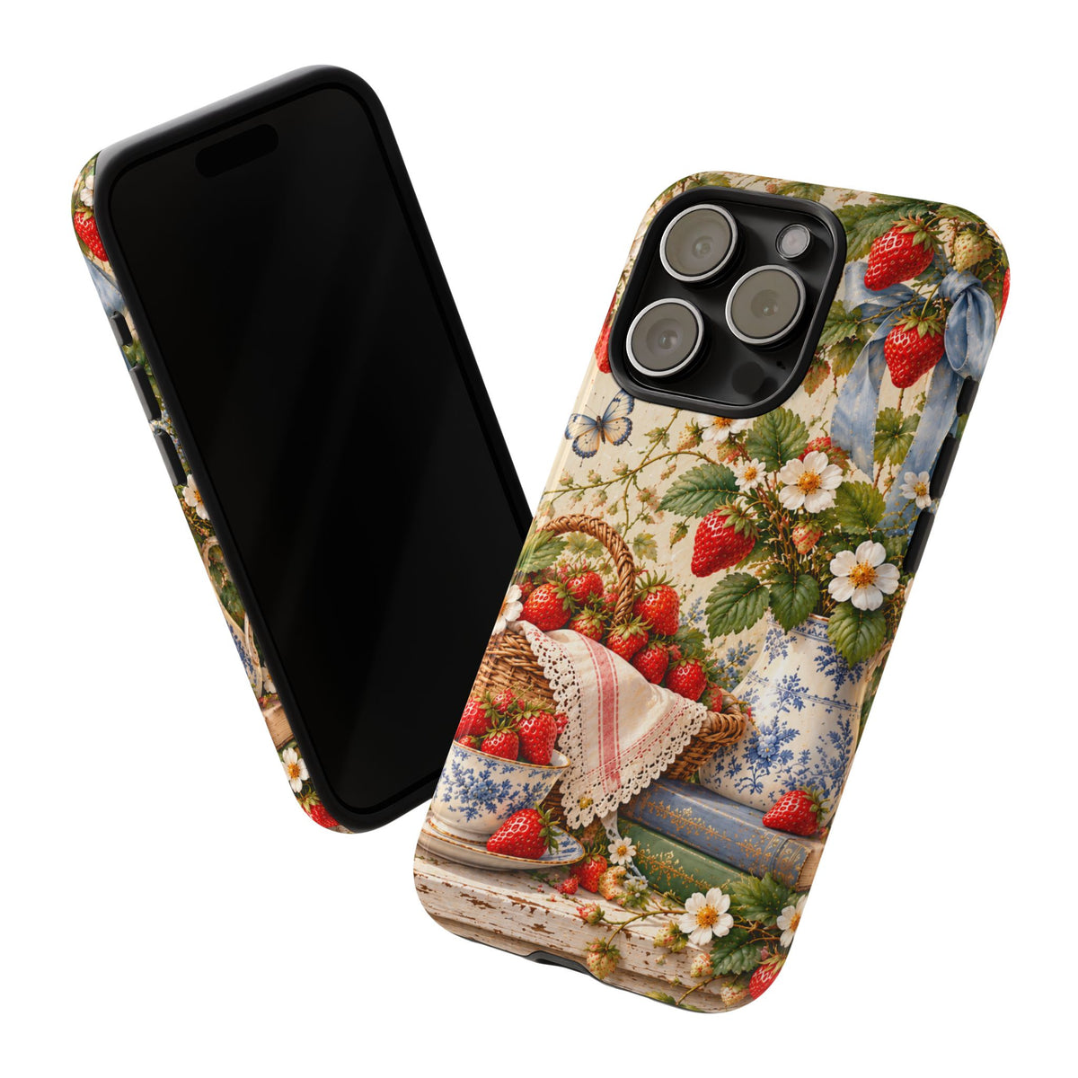 Strawberry Cottage Garden Phone Case