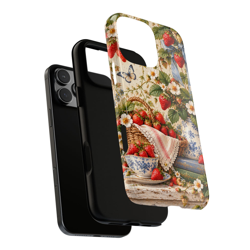 Strawberry Cottage Garden Phone Case