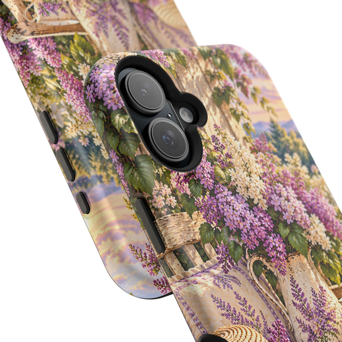 Lavender Cottage Garden Magnetic Phone Case