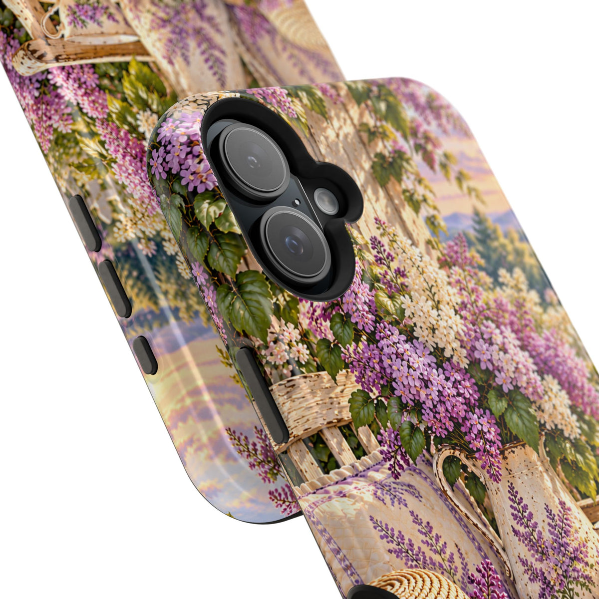 Lavender Cottage Garden Magnetic Phone Case