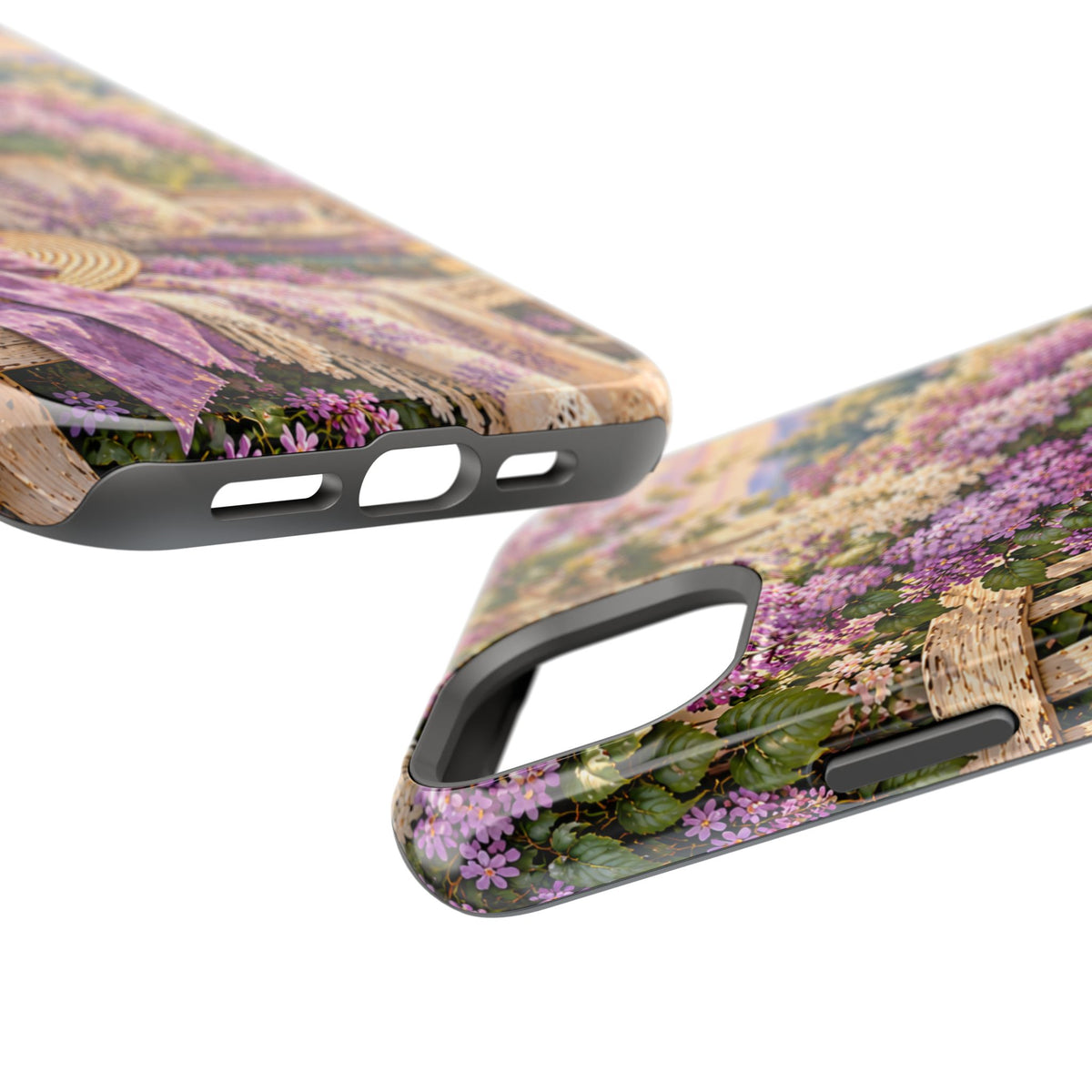 Lavender Cottage Garden Magnetic Phone Case