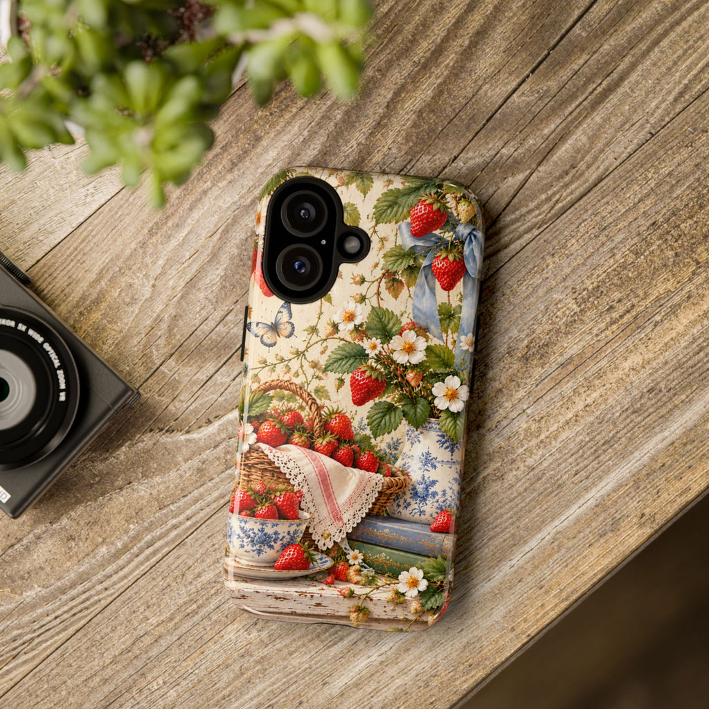 Strawberry Cottage Garden Phone Case