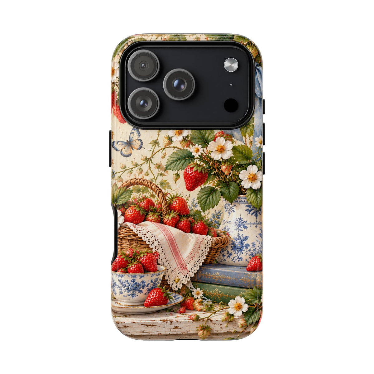 Strawberry Cottage Garden Phone Case