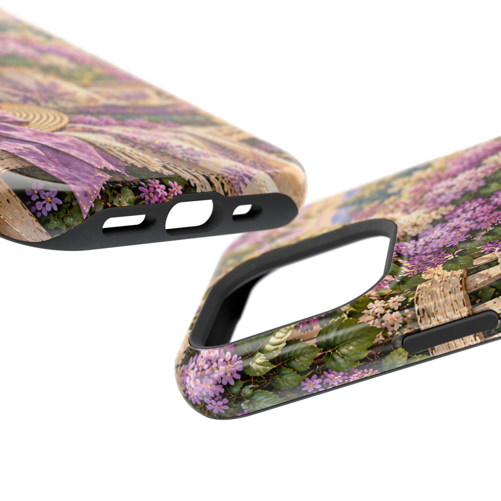 Lavender Cottage Garden Magnetic Phone Case