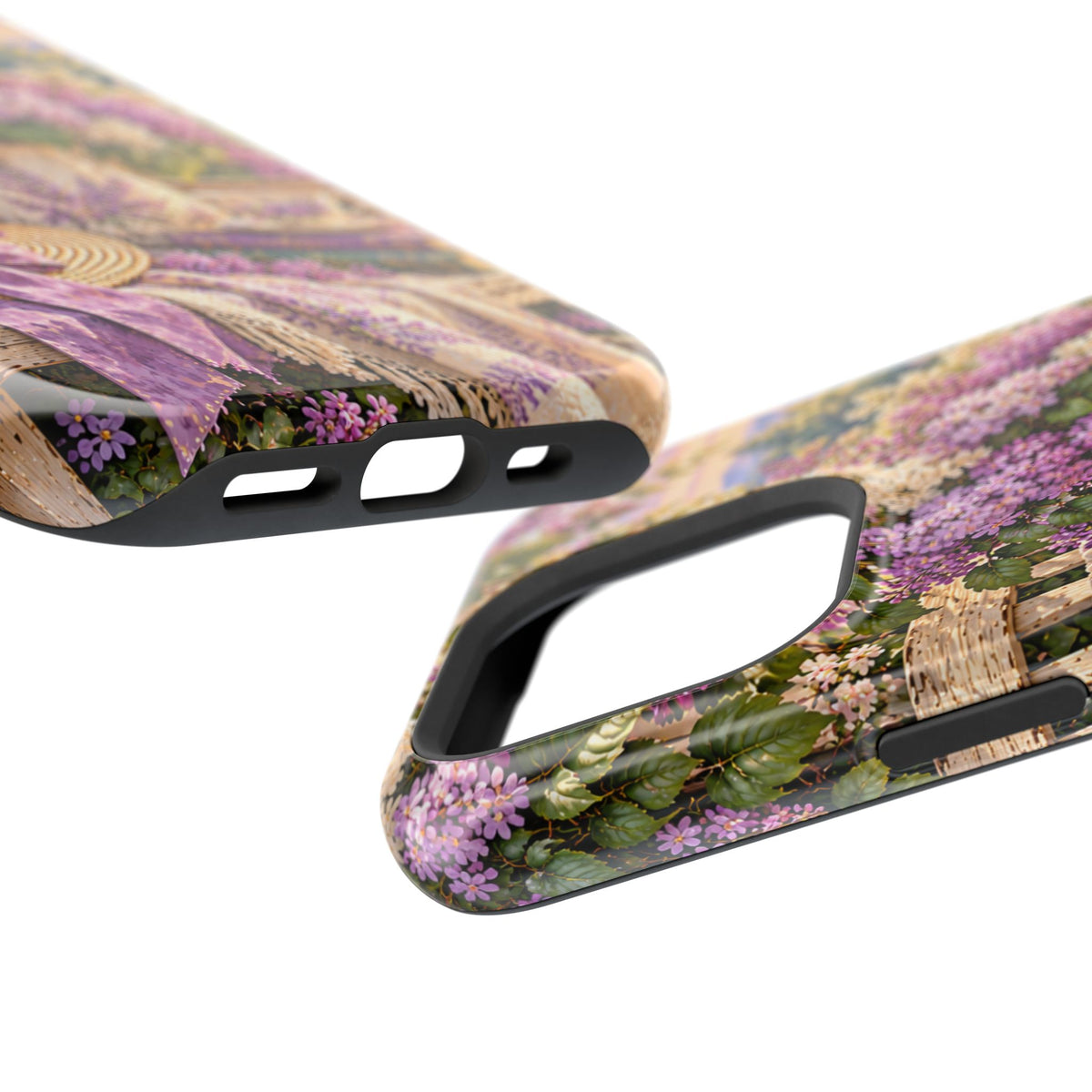 Lavender Cottage Garden Magnetic Phone Case