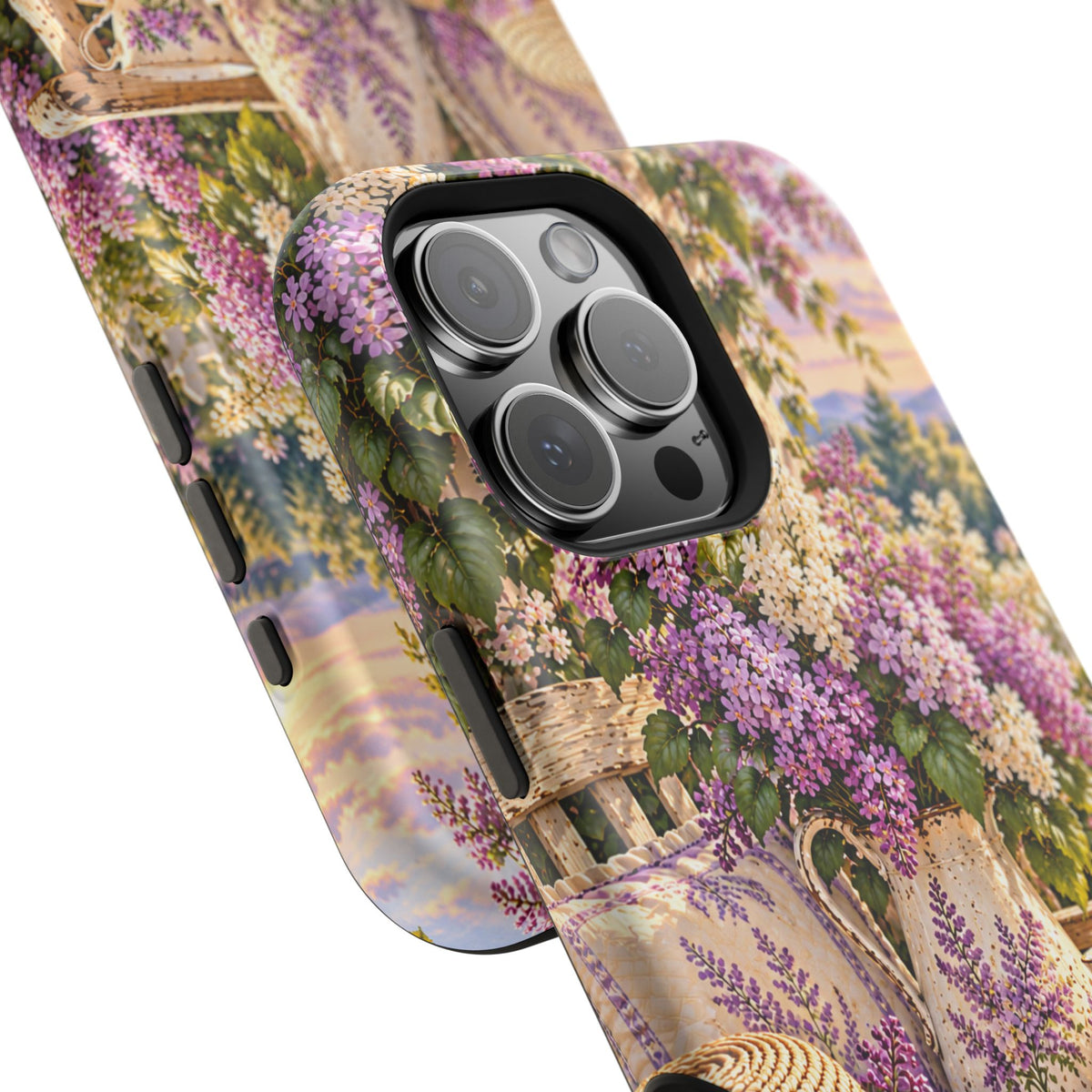 Lavender Cottage Garden Magnetic Phone Case