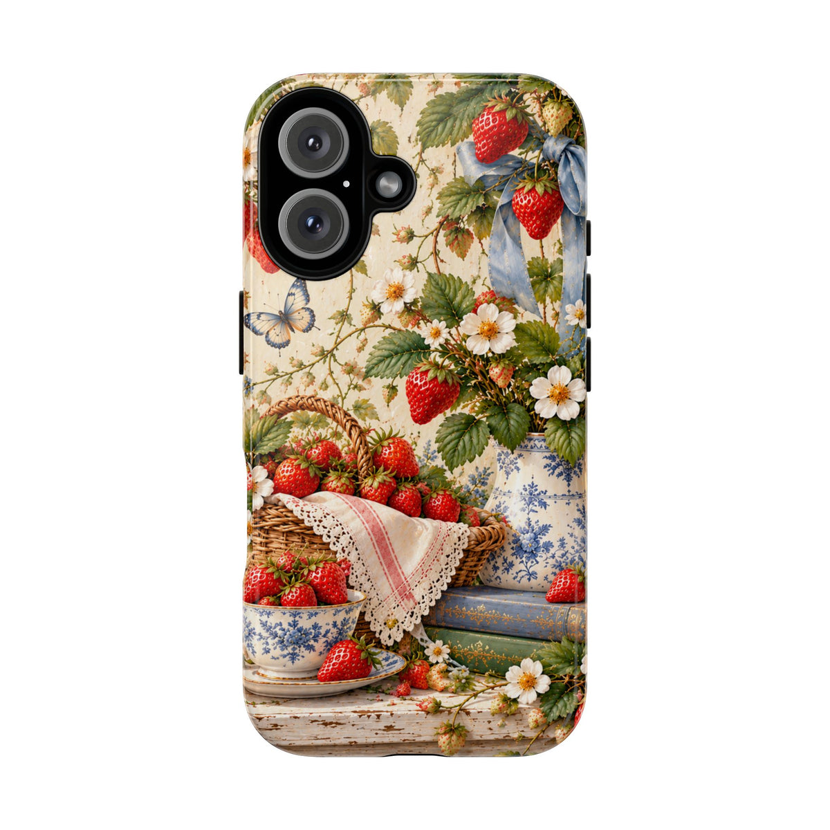 Strawberry Cottage Garden Phone Case