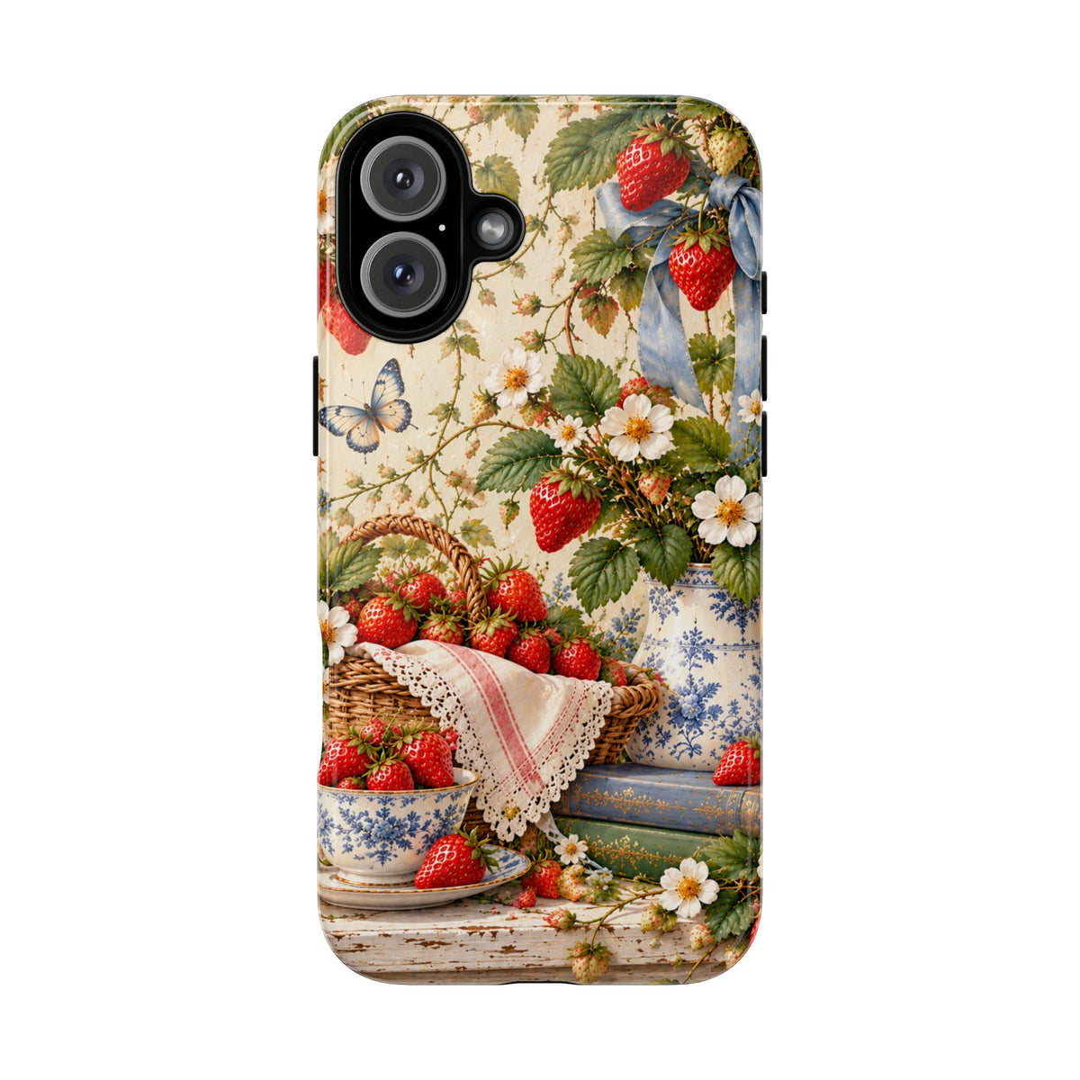 Strawberry Cottage Garden Phone Case