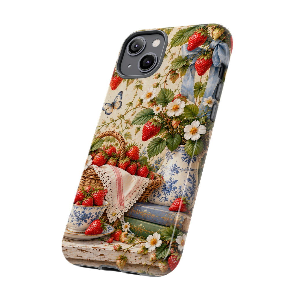 Strawberry Cottage Garden Phone Case