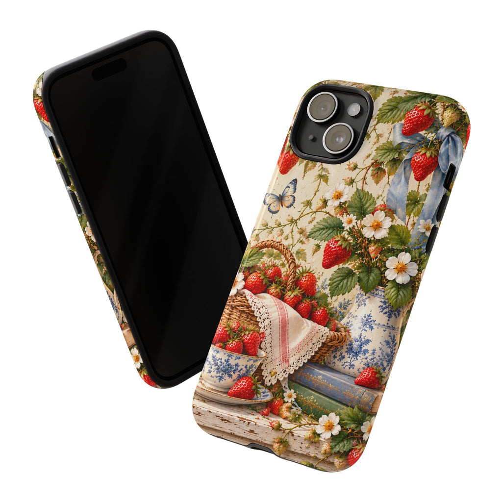 Strawberry Cottage Garden Phone Case