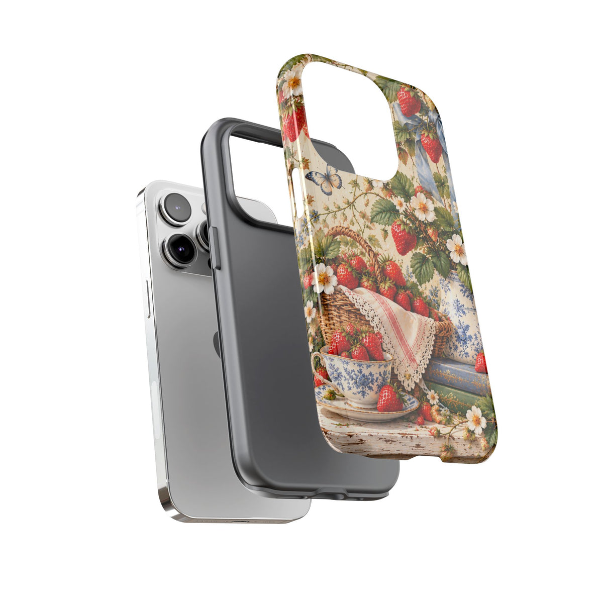 Strawberry Cottage Garden Phone Case