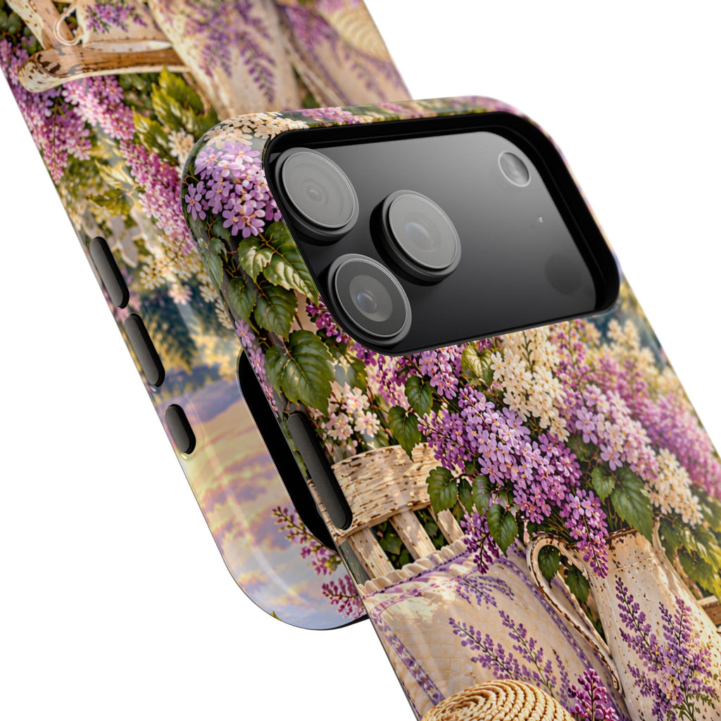 Lavender Cottage Garden Magnetic Phone Case
