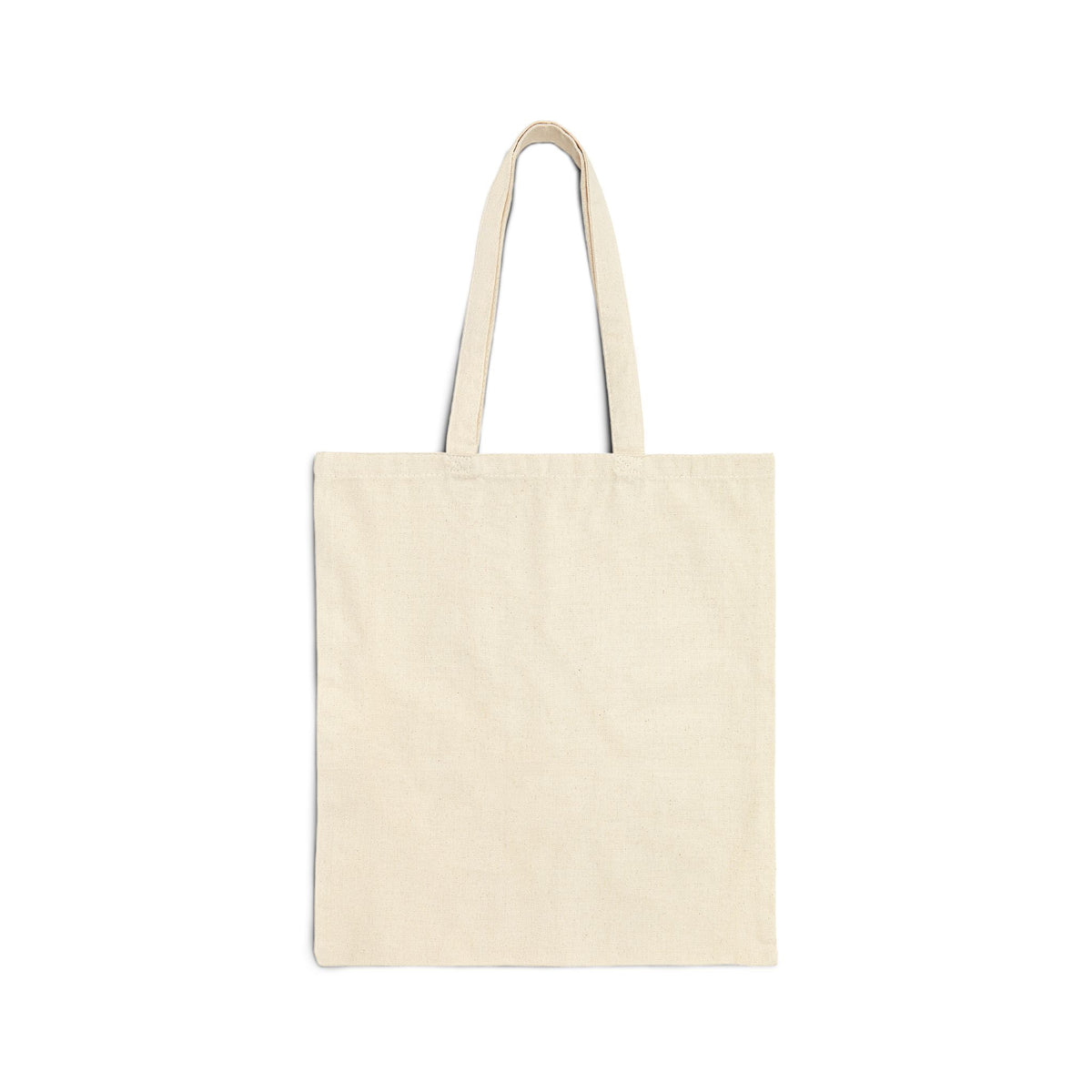 Christmas Cottage Canvas Tote — Snowy Holiday Market Bag