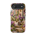 Cottage Garden Cat Phone Case — Lilac Floral