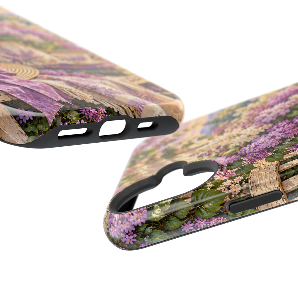 Lavender Cottage Garden Magnetic Phone Case