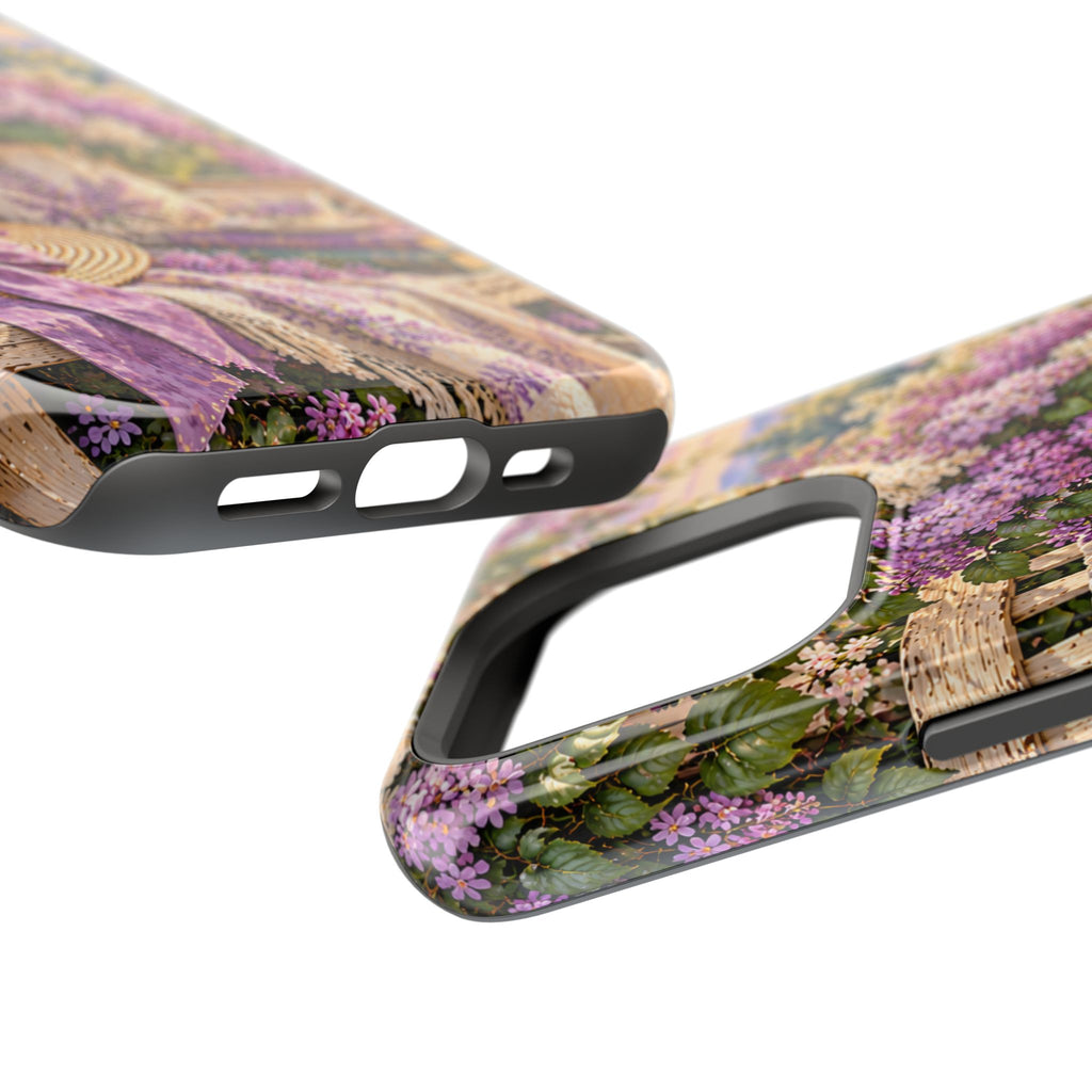 Lavender Cottage Garden Magnetic Phone Case