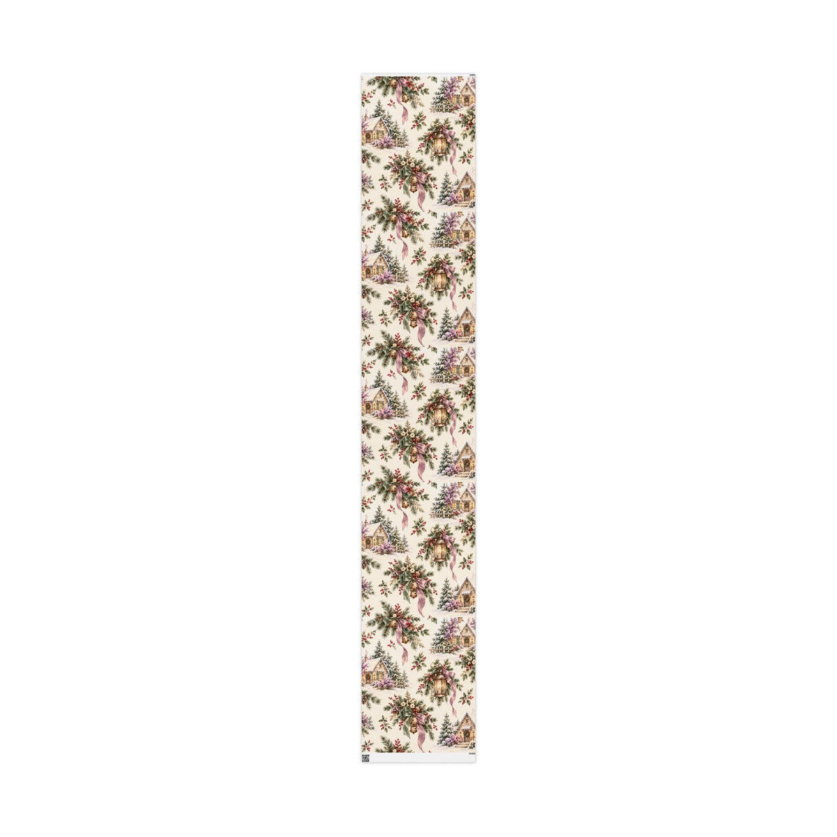 Holiday Botanicals Wrapping Paper — Vintage Holly & Berries