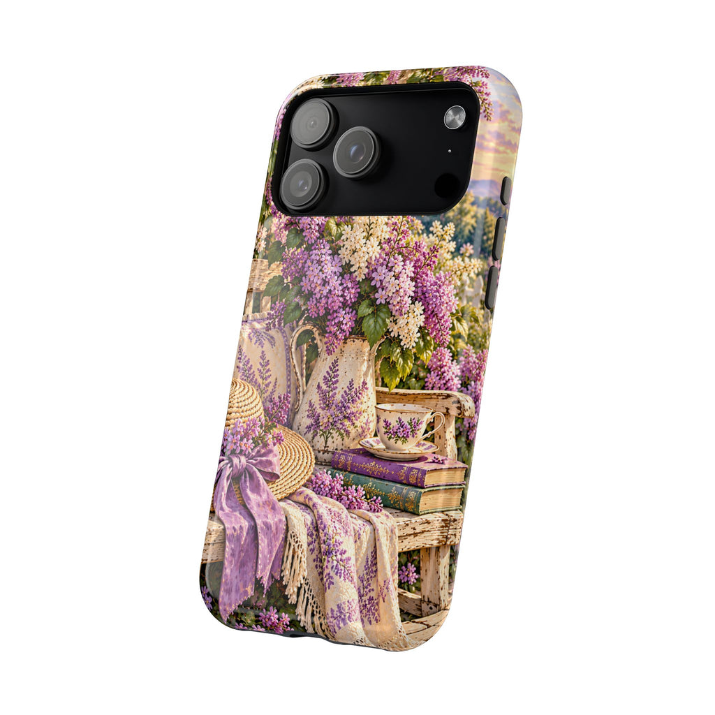 Lavender Cottage Garden Magnetic Phone Case