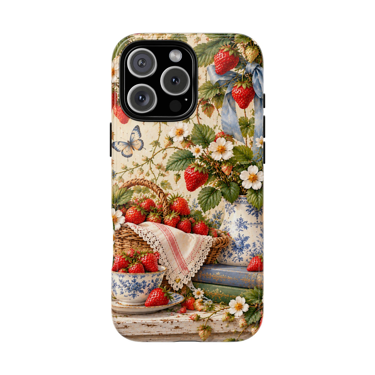 Strawberry Cottage Garden Phone Case