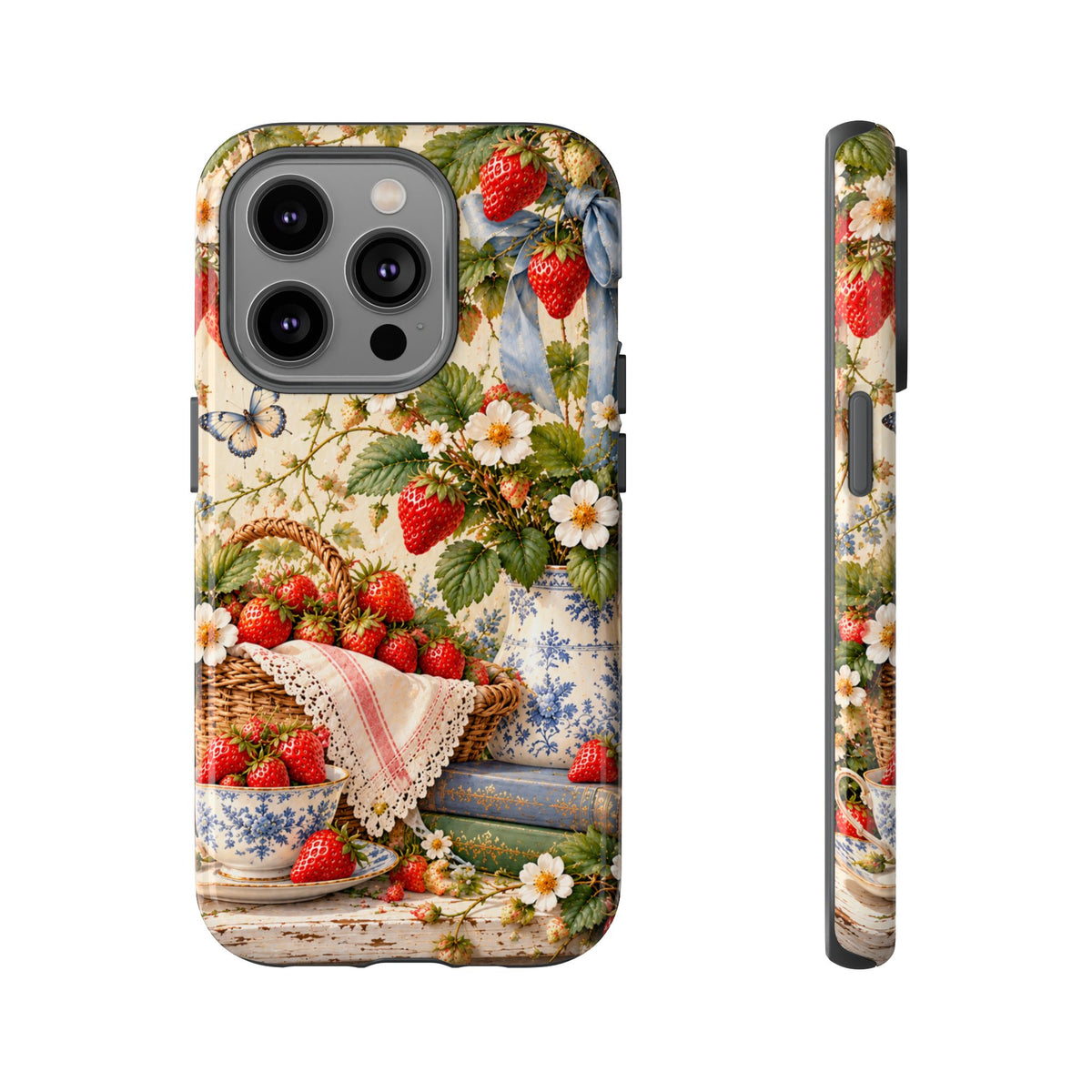 Strawberry Cottage Garden Phone Case