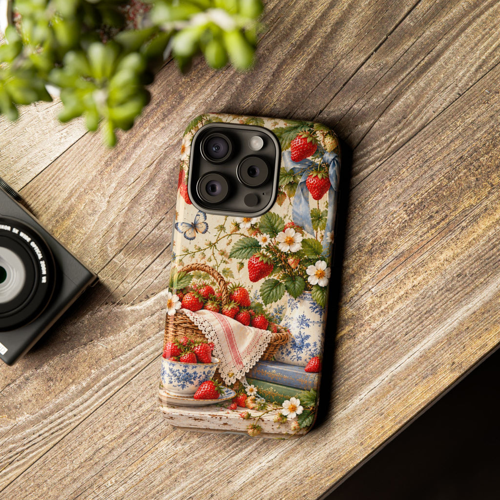 Strawberry Cottage Garden Phone Case