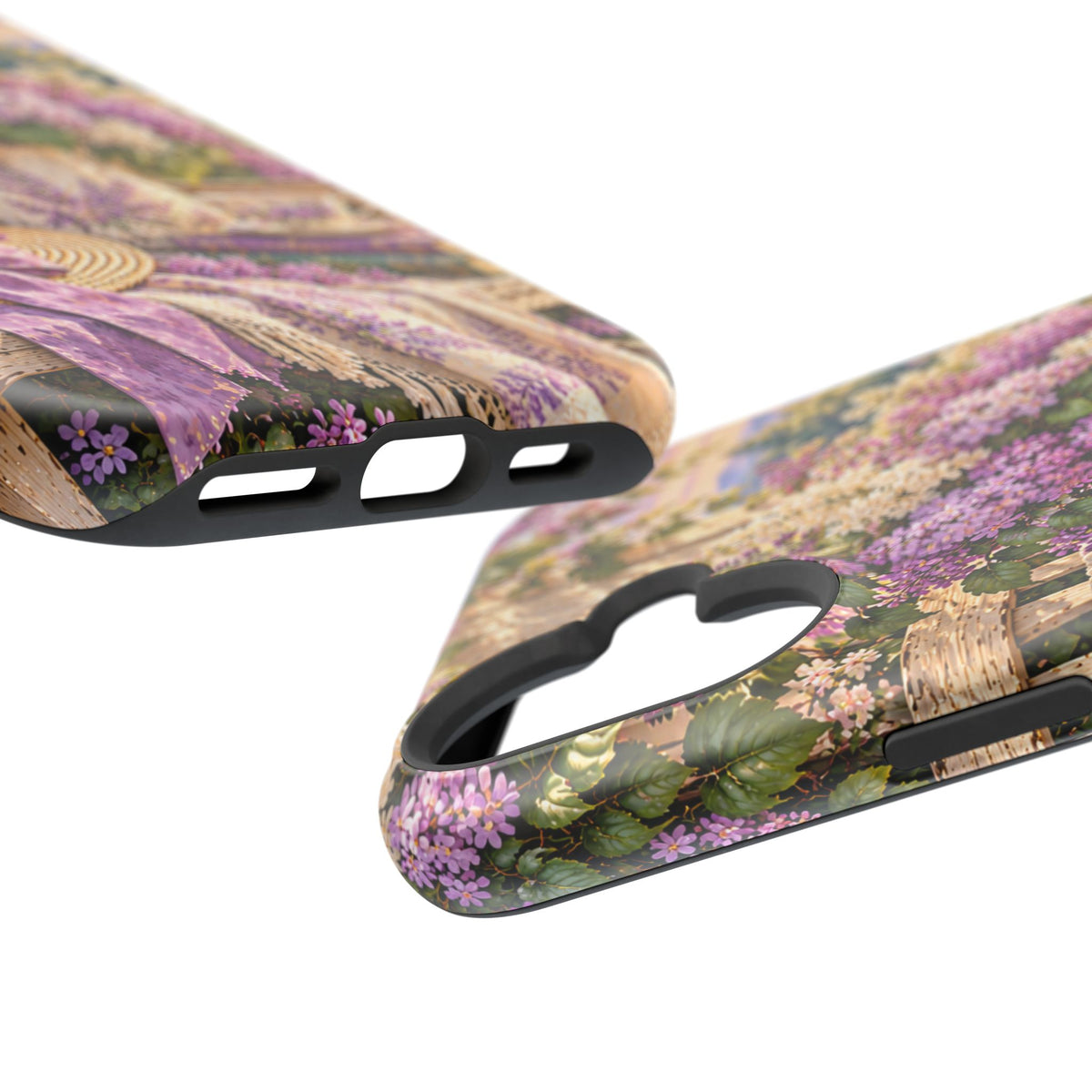 Lavender Cottage Garden Magnetic Phone Case