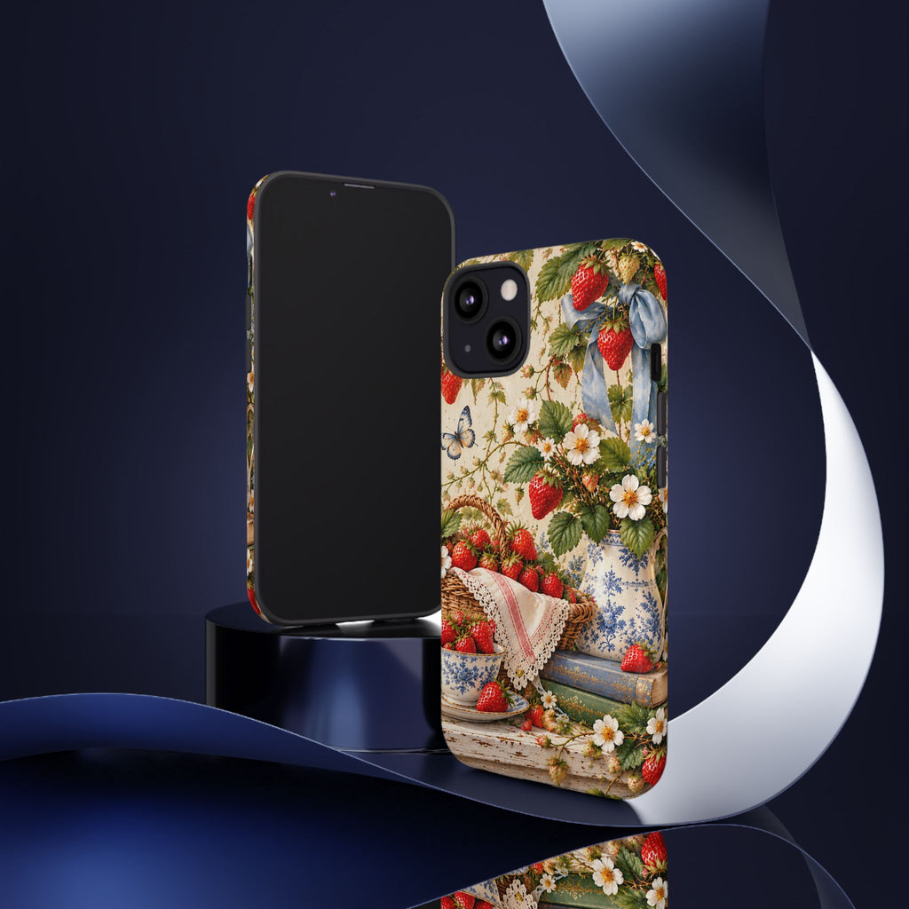 Strawberry Cottage Garden Phone Case